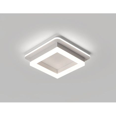 Plafonnier LED carré extra-plat, lumière chaude, neutre ou froide, 41 W, classe énergétique G (1/5)