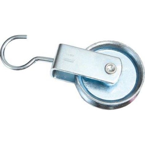 Carrucola nylon + gancio self inox d.mm 40 (5 pezzi)