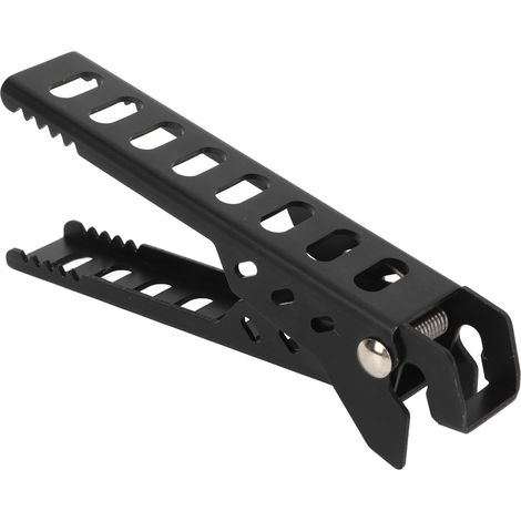 Pince de Sûreté pour Casseroles et Poêles, Support de Cuisine Anti-Chaleur, Accessoire de Cuisine Noir (1/5)