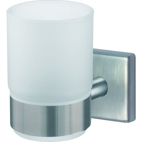TrendLine Zahnbürstenbecherhalter Simple Cube Zahnputzbecher Badbecher Becher (1/2)