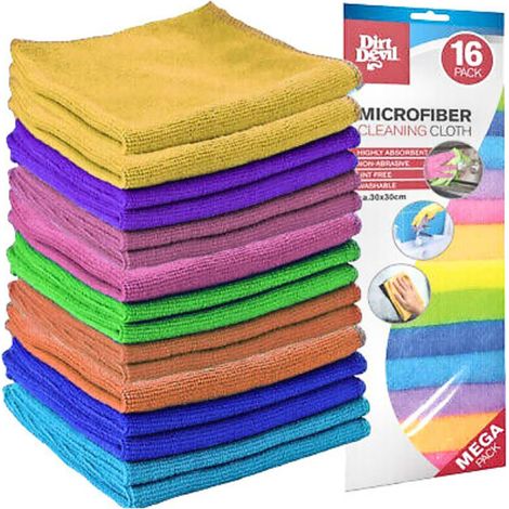 Bayeta microfibra, 30 x 30 cm, 16 uds (1/2)