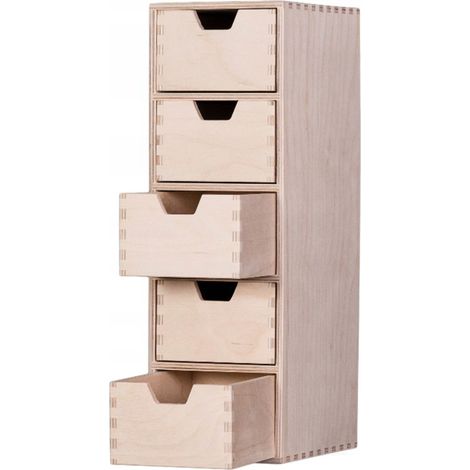 Organizador de escritorio, armario, estante grande para escritorio, 5 cajones (1/4)