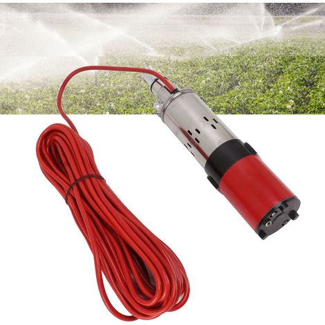 Pompe à eau 24 V CC, pompe à vis CC à haut débit de 260 W, peut être connectée à des panneaux solaires. (1/5)