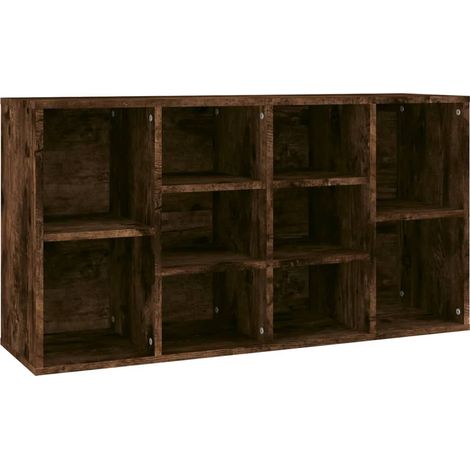 vidaXL Scarpiera Rovere Fumo 103x30x55 cm in Legno Multistrato (1/5)