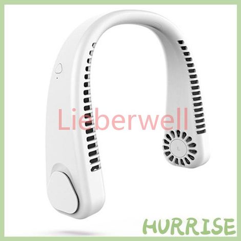 HURRISE mini fan Ventilateur de cou portable ventilateur sans lame 360 ° refroidissement electromenager ventilateur froid (1/5)