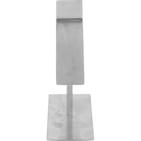 Présentoir à chaussures (1 pièce) - Présentoir à chaussures à talons hauts - Acier inoxydable-24.00X11.10X6.80CM-Silver (1/3)