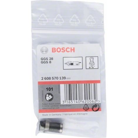 Bosch 2608570139 Pinza para amoladoras rectas GGS 28/8 sin tuerca 1/8 (1/2)