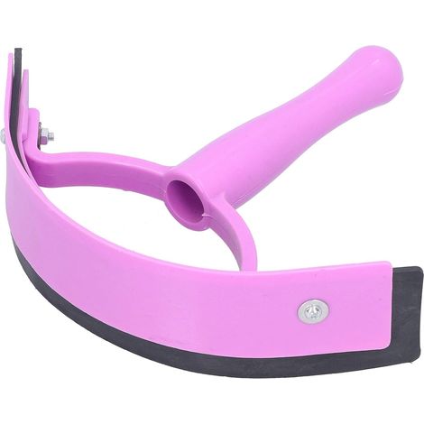 CSPARKV Raspador para caballos, raspador de sudor para caballos con forma ergonómica y mango firme, herramienta de aseo para montar a caballo, cepillos para caballos, 8,7 x 7,5 x 2 pulgadas (1/5)