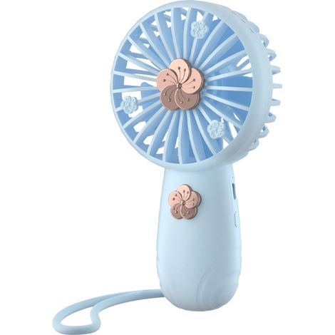 1 Ventilateur, 3 vitesses, turbine silencieuse, batterie 500 mAh, USB, bureau, voyage (1/5)