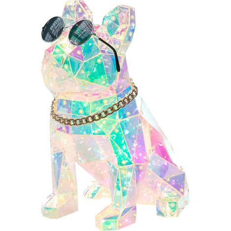 LED Decoration Multicolour PET French Bulldog Seasonal Accessory Home Décor with Lights JONKU (1/5)