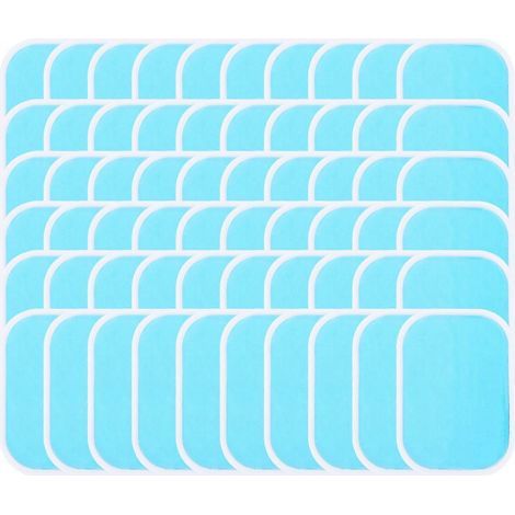 Lot de 60 électrodes de gel EMS de rechange, électrodes absorbantes EMS, accessoires abdominaux (1/5)