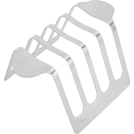 Soporte para pan de acero inoxidable con capacidad para 4 rebanadas，organizador para almacenar pan (1/5)