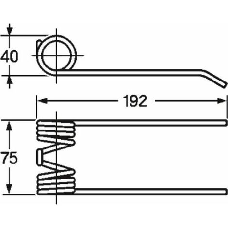 Dente Pick-Up Punte Piegate Welger 034312 0940,52,21,00 Filo 5