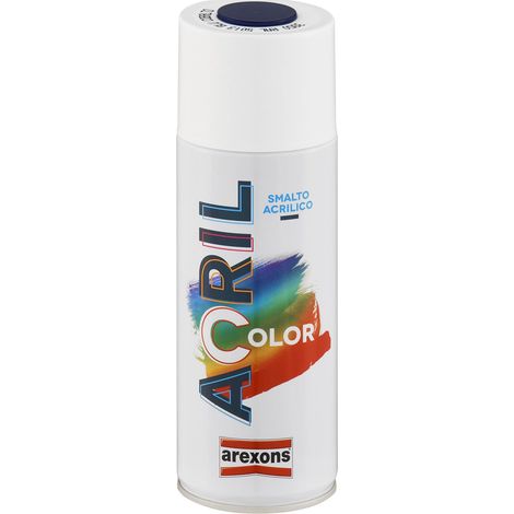 Smalto Spray Acricolor Vernice Acrilica per Metallo Legno Muro Interno Esterno - Colore: Blu Cobalto