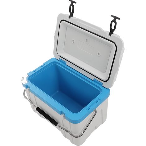 Tragbare Camping-Kühlbox mit 26 Litern Fassungsvermögen, 26 Liter Eisbehälter aus Kunststoff, tragbarer Kühlschrank für warme und kalte Speisen, geeignet für Obst, Bier, Getränke und Lebensmittel. (1/4)