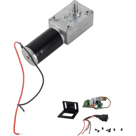 12-V-Getriebemotor – Komplett montiert – Doppellager – 70 kg·cm Drehmoment – Für Vorhänge und Displays – 8-mm-Welle (1/5)