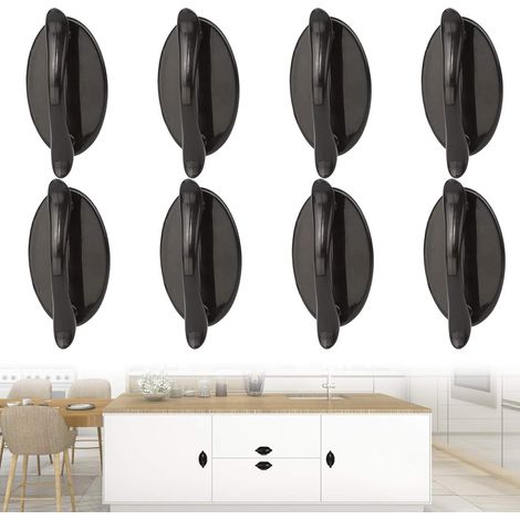 MINKUROW Parts Selbstklebender Türgriff Selbstklebender Türgriff Fenster Selbstklebender Türgriff Kunststoff Außen Möbelgriff Für Türen Und Fenster Schränke Schubladen (1/5)