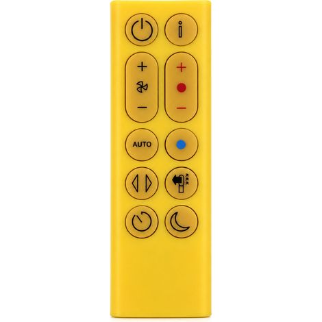 Télécommande jaune compatible avec Dyson HP04, HP05, HP06 et HP09 (1/5)