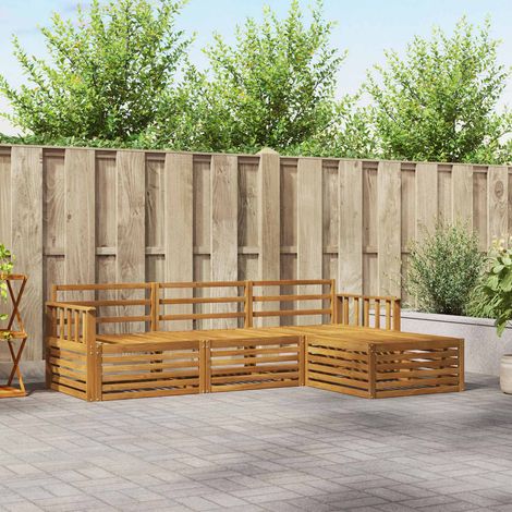 Teenpull – Outdoor-Sofagarnitur Natur 249,5 x 162,5 x 73 cm (1/5)