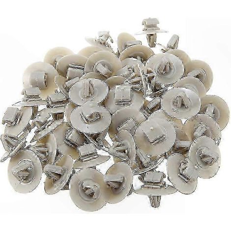 100 agrafes de fixation pour protection bas de caisse, compatibles multi-modèles, clips de garniture latérale de porte, lot de fixation (1/5)