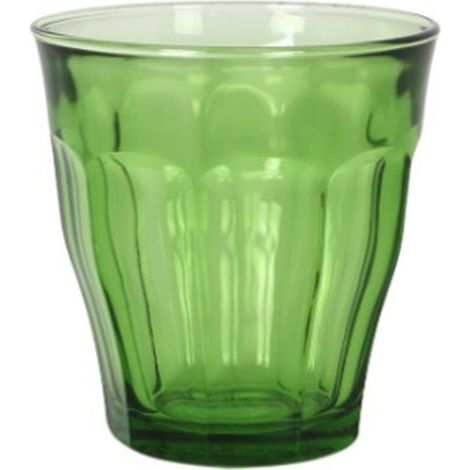 6 Gobelets 25 Cl Vert Jungle - Picardie - Duralex
