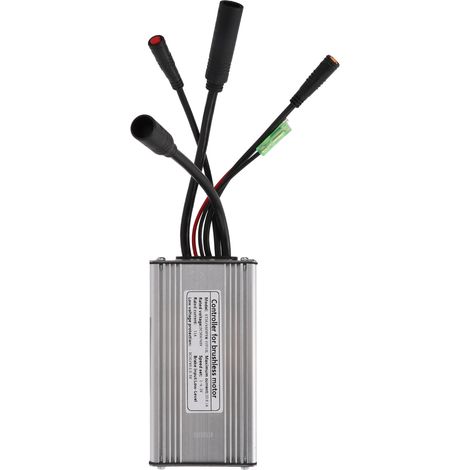 Contrôleur à onde sinusoïdale 36V/48V 22A pour vélo électrique, avec fil lumineux, pour moteur 500W, durée de vie 9 mois (1/5)