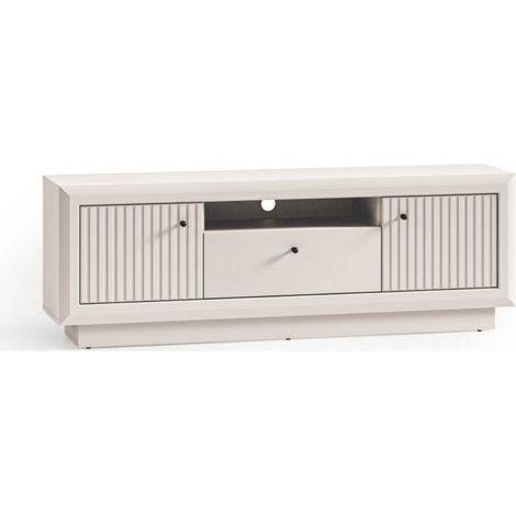 TV-Schrank 2 Türen 1 Schublade 160 cm Assia Cachemire (1/5)