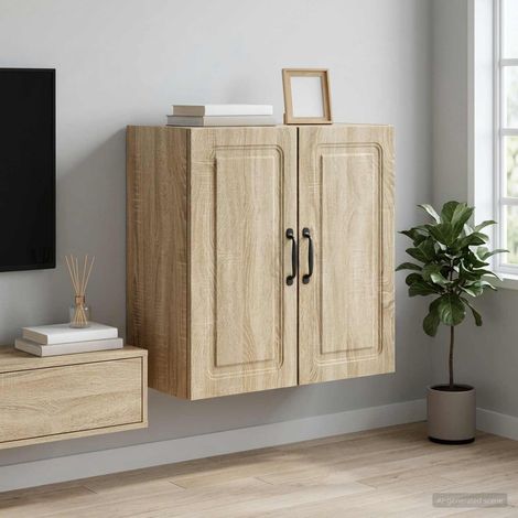 vidaXL Armoire Murale Chêne Sonoma 59 x 31 x 60 cm Bois d'ingénierie (1/5)