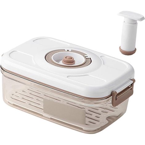 Organisateur de réfrigérateur, boîte de rangement alimentaire, organisateurs de réfrigérateur pour congélateur, vide-poches-1.2L (1/5)