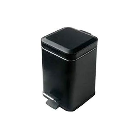 Colombo Design B92110EPN Pattumiera e gettacarta da 5 litri, serie Black&White, Nero B92110-EPN - - COLOMBO DESIGN - -