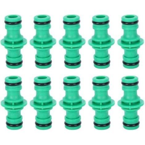 10 connettori dritti per tubi da giardino, raccordi a innesto rapido per tubi da giardino