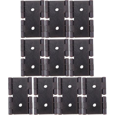 10 Charnières en Fer Marron pour Portes Pliantes (1/5)