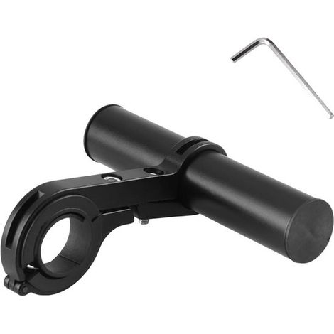 Supporto estensibile per manubrio di bicicletta per luce, telefono e GPS. (1/5)