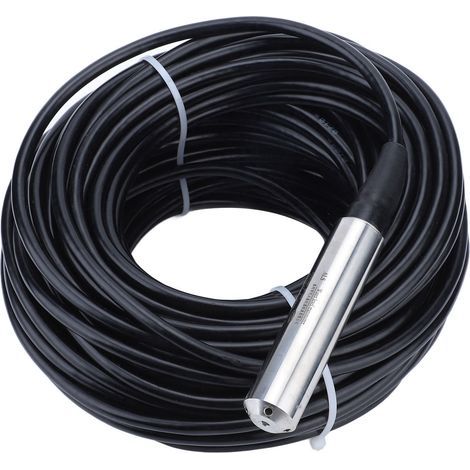 High-precision 4-20mA stainless steel liquid level sensor – 33m waterproof cable – For tanks and vats – Reliable and durable transmission (1/5)