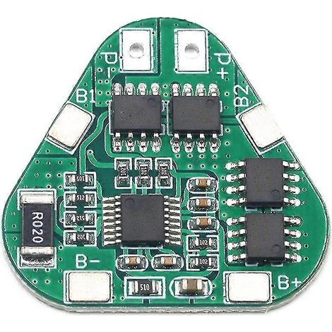 Carte de protection pour batterie lithium 3S 12 V 18650 : protection contre la surcharge et la décharge excessive (11,1 V/12,6 V), courant de court-circuit 8 A, 3 CE (1/5)