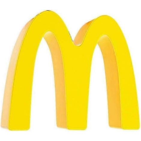 McDonald's Lampe, wiederaufladbares kabelloses Nachtlicht, niedliche Nachttischdekoration, Geburtstagsgeschenk (1/5)