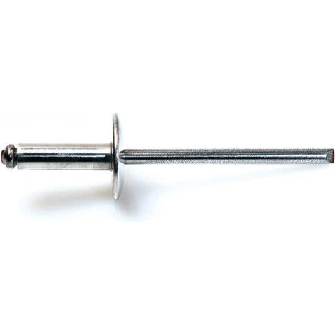 500 Rivets Aveugles Tête Large GORIVET ALX 4.8 x 10 mm - Aluminium/Acier - D-Work