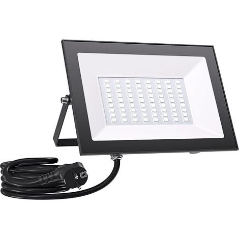 50 W Outdoor LED Floodlight with Plug, Outdoor LED Spotlight 5000LM (1/3)
