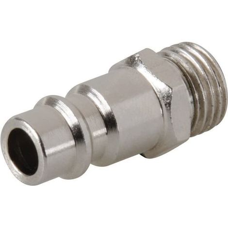 Conector Rapido para aire comprimido Con Rosca Acoplador Europeo Macho, 1/4 (1/2)