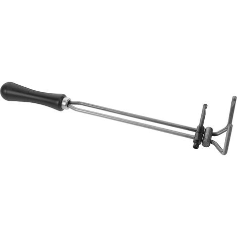 Pinzas para crisoles para fundir en soportes para crisoles, fundición de joyas, acero al carbono, plástico plateado, agarre seguro, resistencia a altas temperaturas, talleres de joyería, fundición. (1/5)