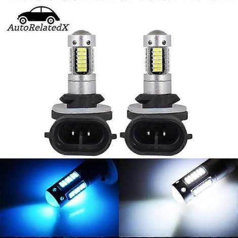 Packung mit 2 Hochleistungs-LED-Lampen 881 H27W/2 für Autos, Nebelscheinwerfer, Tagfahrlicht (1/4)