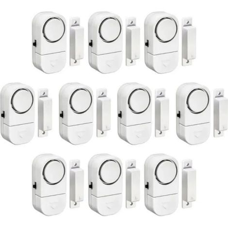 Capteur Magnétique - Alarme Sans Fil Pour Porte Et Fenêtre - Protection Anti Cambriolage Domestique - Blanc - 1 Pièce