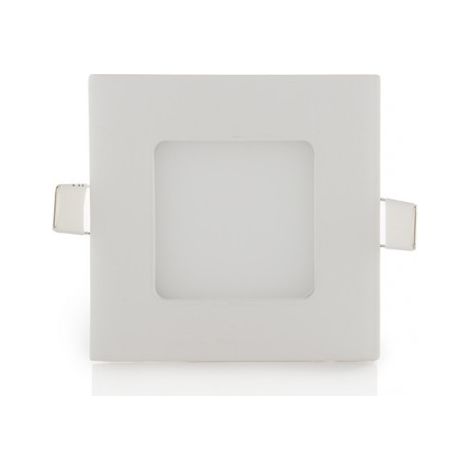 Pannello quadrato slim led 3W IP20 incasso Faro faretto Downlight  Luce Naturale 4500K (1/5)