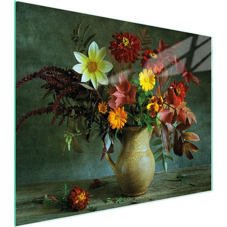Glasschneidebrett 52x40 Blumen (1/5)