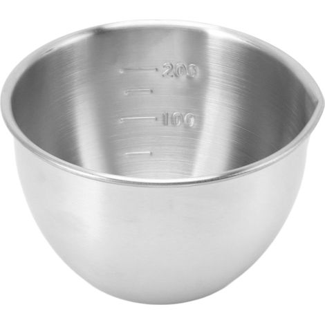 Bol en Acier Inoxydable 304 Épais, Sécuritaire pour Lave-vaisselle et Réfrigérateur, avec Graduations pour Salade, Fruits et Pâtisserie (1/5)