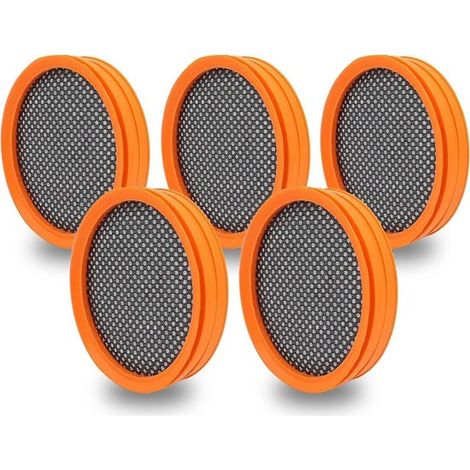 Cinque filtri di ricambio per l'aspirapolvere senza filo Philips. Adatti ai modelli SpeedPro e SpeedPro Aqua, codice FC8009/01. Sono inclusi anche i filtri compatibili con i modelli Philips FC6726, FC (1/4)