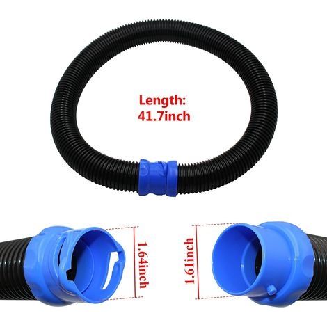 Pool-Saugerschlauch kompatibel mit X7 T3 T5 Mx6 Mx8 (Schwarz) (1/4)