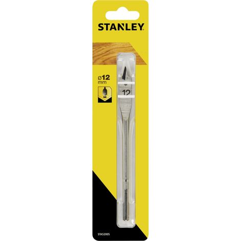 Broca de pala con punta de centrar y bordes afilados ø 12mm STANLEY STA52005-QZ