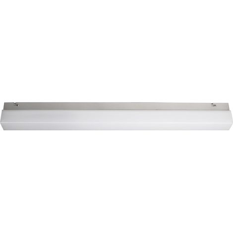 LED plafonnier/applique Square salle de bain blanc en aluminium, température réglable via interrupteur, protection IP44, luminaire intérieur (1/5)