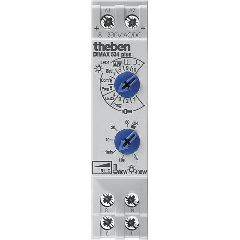Dispositivo de control Theben dimax 534 plus 400W temporizador